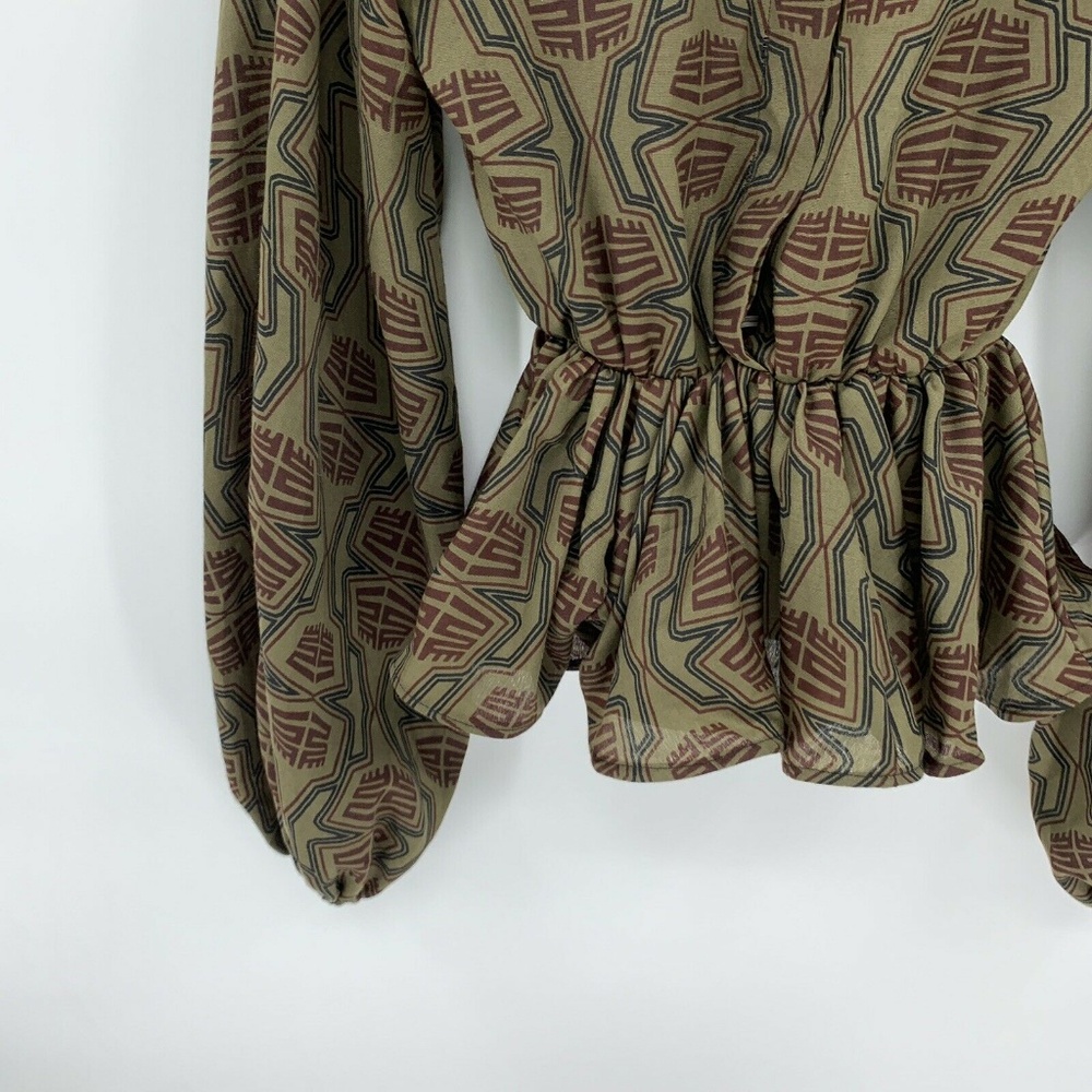 Demestiks by Reuben Reuel Womens Top Peplum Style - Picture 5 of 8